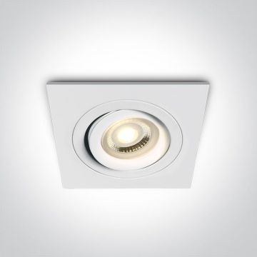 Downlight wpuszczany The Dual Ring 51105ABG/W 1x10W/GU10 IP20 od One Light