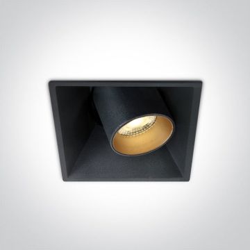 Downlight wpuszczany The Recessed Cylinders 51111C/B/W 3000K 1x11W/LED 820lm IP20 od One Light