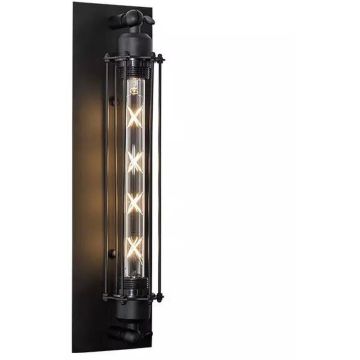 Kinkiet AMSTERDAM LOFT LA001/W_BLACK 2700K 1x40W/E27 150lm IP20 od Altavola Design