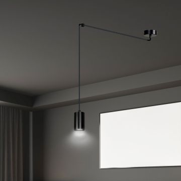 Lampa wisząca TRAKER 1 BL/BLACK 524/1 1x30W/GU10 IP20 od Emibig