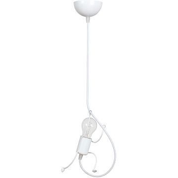 Lampa wisząca BOBI 1 WHITE 538/1 1x60W/E27 IP20 od Emibig