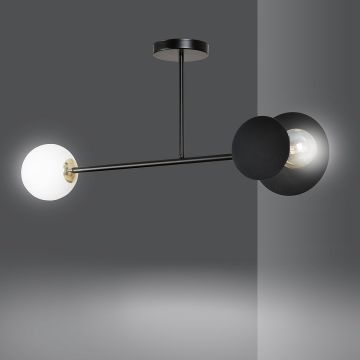 Lampa sufitowa MINERVA 2 BLACK 612/2 2x60W/E27 IP20 od Emibig