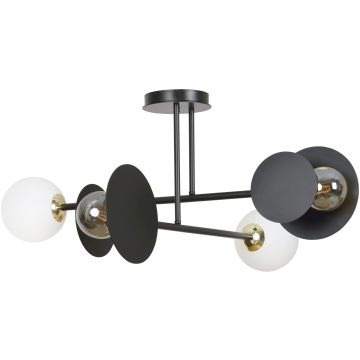 Lampa sufitowa MINERVA 4 BLACK 612/4 4x60W/E27 IP20 od Emibig