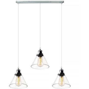 Lampa wisząca NEW YORK LOFT LA034/CL3_chrom 3x40W/E27 IP20 od Altavola Design