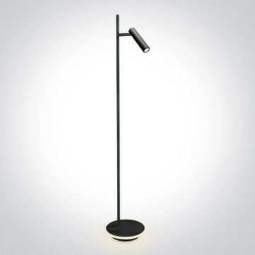 Lampa podłogowa Reading Spots 61132B/B/W 3000K 1x3W|1x8W/LED 150lm|560lm IP20 od One Light