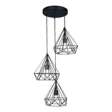 Lampa wisząca RIANO II. 61455 3x60W/E27 IP20 od Prezent