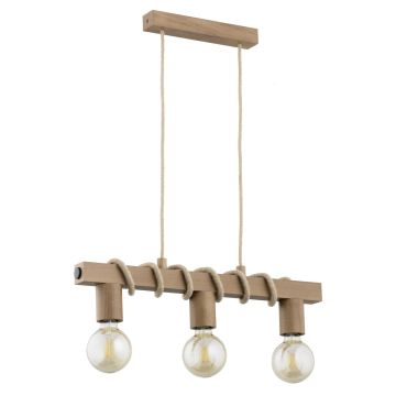 Lampa wisząca Kalipso Rustikal 62254 3x60W/E27 IP20 od Alfa
