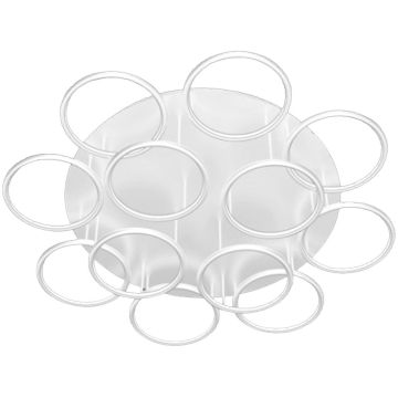 Lampa sufitowa Ledowe okręgi LA078/CE_12_in_3k_white 3000K 12x144W/LED 8600lm IP44 od Altavola Design