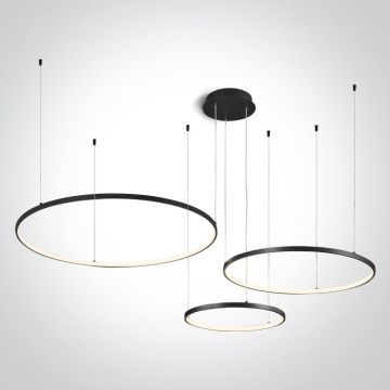 Lampa wisząca Decorative 63150B/B/W 3000K 1x65W/LED 4800lm IP20 od One Light