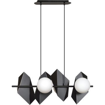 Lampa wisząca DRIFTON 4 BLACK 636/4 4x40W/E14 IP20 od Emibig