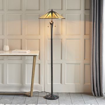 Lampa podłogowa Dark Star 64041 2x60W/E27 od Endon