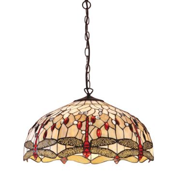 Lampa wisząca Dragonfly beige 64079 3x60W/E27 od Endon