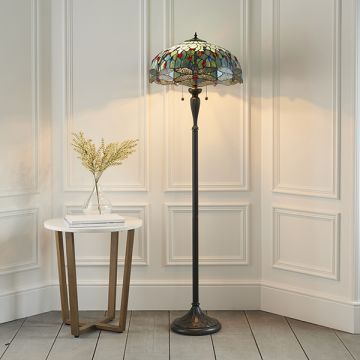 Lampa podłogowa Dragonfly blue 64069 2x60W/E27 od Endon