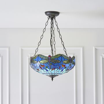 Lampa wisząca Dragonfly blue 64075 3x60W/E27 od Endon