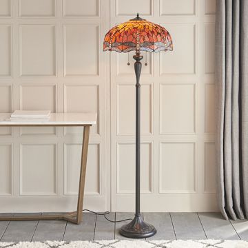Lampa podłogowa Dragonfly flame 64070 2x60W/E27 od Endon
