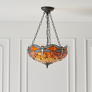 Lampa wisząca Dragonfly flame 64076 3x60W/E27 od Endon