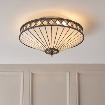 Plafon sufitowy Fargo 64145 2x60W/E27 od Endon