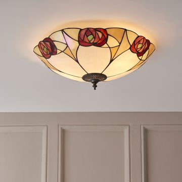 Plafon sufitowy Ingram 64182 2x60W/E27 od Endon