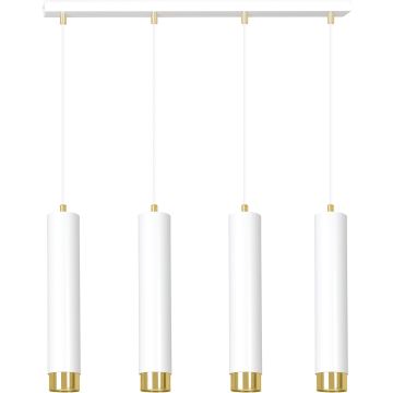 Lampa wisząca KIBO 4 WH/GOLD 642/4 4x30W/GU10 IP20 od Emibig