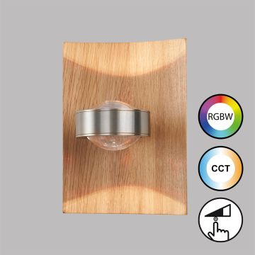 Kinkiet SHINE-WOOD 30542 2700K 1x9W/LED 900 lm IP20 od Fischer&Honsel