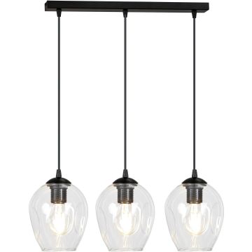 Lampa wisząca ISTAR 3 BL TRANSPARENT 679/3 3x40W/E27 IP20 od Emibig