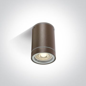 Downlight natynkowy Outdoor Cylinders 67130C/BR 1x10W/GU10 IP54 od One Light