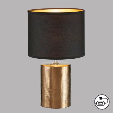 Lampa stołowa Bronz 50657 1x25W/E14 IP20 od Fischer&Honsel
