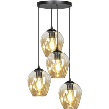 Lampa wisząca ISTAR 4 BL PREMIUM MIODOWY 681/4PREM 4x40W/E27 IP20 od Emibig