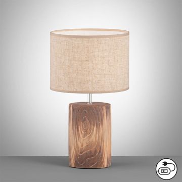 Lampa stołowa Malik 50742 1x40W/E27 IP20 od Fischer&Honsel