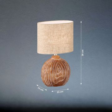 Lampa stołowa Tobse 50606 1x25W/E14 IP20 od Fischer&Honsel