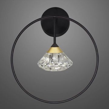 Kinkiet Tiffany LA059/W_black 3000K 1x1x3W/LED 180lm IP20 od Altavola Design