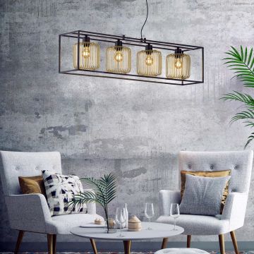 Lampa wisząca Caydo 60878 4x40W/E27 IP20 od Fischer&Honsel