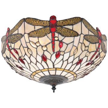 Plafon sufitowy Dragonfly beige 70723 2x60W/E27 od Endon