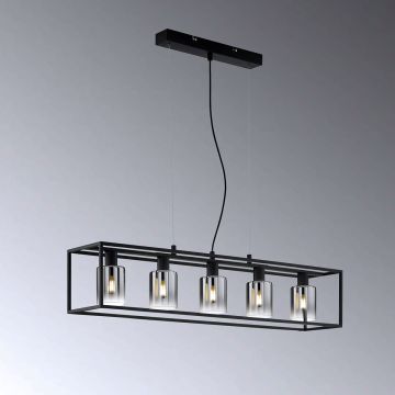 Lampa wisząca Iska 60908 5x10W/E14 IP20 od Fischer&Honsel