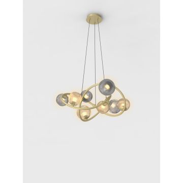 Lampa wisząca METZ 7015-804 3000k 8x3,5w/g9 3120lm od Aviano Lighting