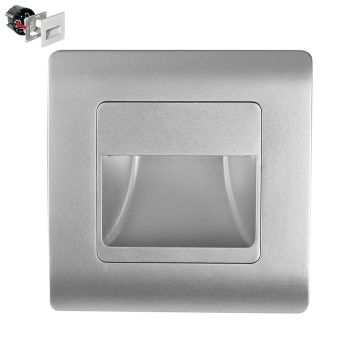 Lampa schodowa do zabudowy STEP LIGHT SINGLE VERSION 70410 1x1W/LED 95lm IP20 od Prezent