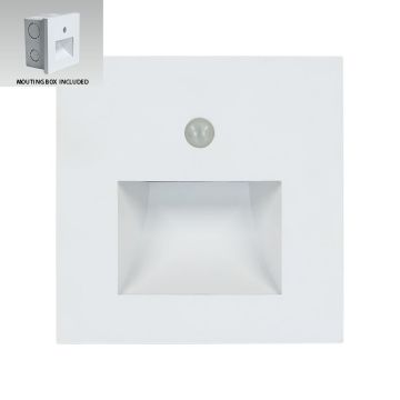 Lampa schodowa do zabudowy STEP LIGHT SUNNY SENSOR 70414 1x1W/LED 70lm IP20 od Prezent