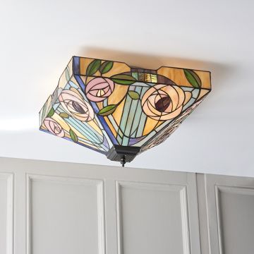Plafon sufitowy Willow 70698 2x60W/E27 od Endon