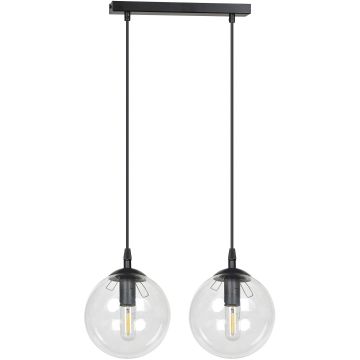 Lampa wisząca COSMO 2 BL TRANSPARENT 711/2 2x40W/E14 IP20 od Emibig