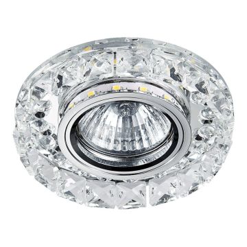 Downlight wpuszczany ELEGANT DOUBLE LIGHT 71074 1x50W/GU10|1x3W/LED 380lm IP20 od Prezent