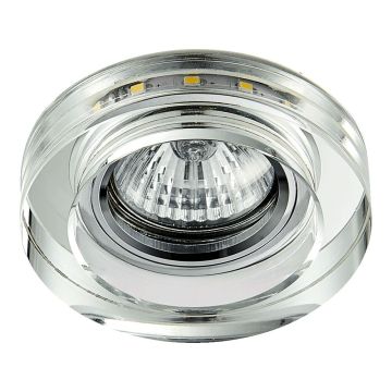 Downlight wpuszczany ELEGANT DOUBLE LIGHT 71104 1x50W/GU10|1x3W/LED 380lm IP20 od Prezent