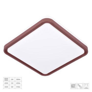 Plafon FLOREN SQ 71329 1x33W/LED 2500lm IP20 od Prezent