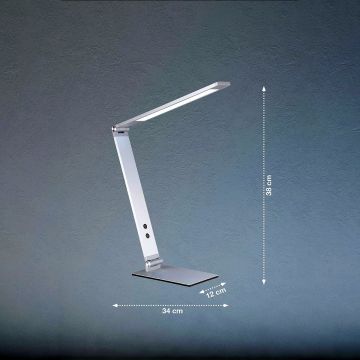 Lampka biurkowa Geri 98140 2700K 1x8W/LED 810 lm IP20 od Fischer&Honsel