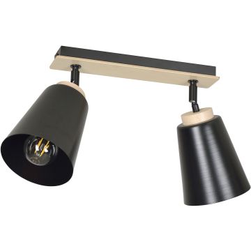 Lampa sufitowa ATLAS 2 BLACK 725/2 2x60W/E27 IP20 od Emibig