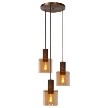 Lampa wisząca TOLEDO 74405/13/62 3x40w/e27 ip20 od Lucide