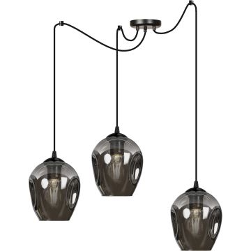 Lampa wisząca LEVEL 3 BL GRAFIT 757/3 3x60W/E27 IP20 od Emibig