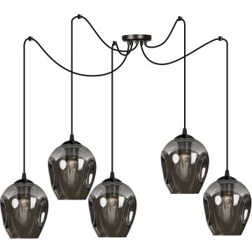 Lampa wisząca LEVEL 5 BL GRAFIT 757/5 5x60W/E27 IP20 od Emibig