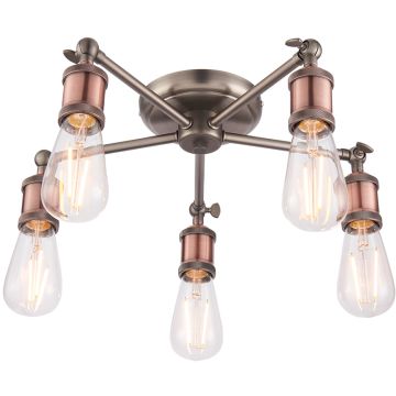 Lampa sufitowa HAL 76336 5x40W/E27 od Endon