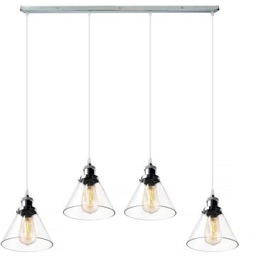 Lampa wisząca NEW YORK LOFT LA034/CL4_chrom 4x40W/E27 IP20 od Altavola Design