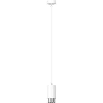 Lampa wisząca FUMIKO 1 WH/CHROME 814/1 1x30W/GU10 IP20 od Emibig